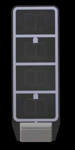 EM磁條+RFID雙頻圖書防盜儀